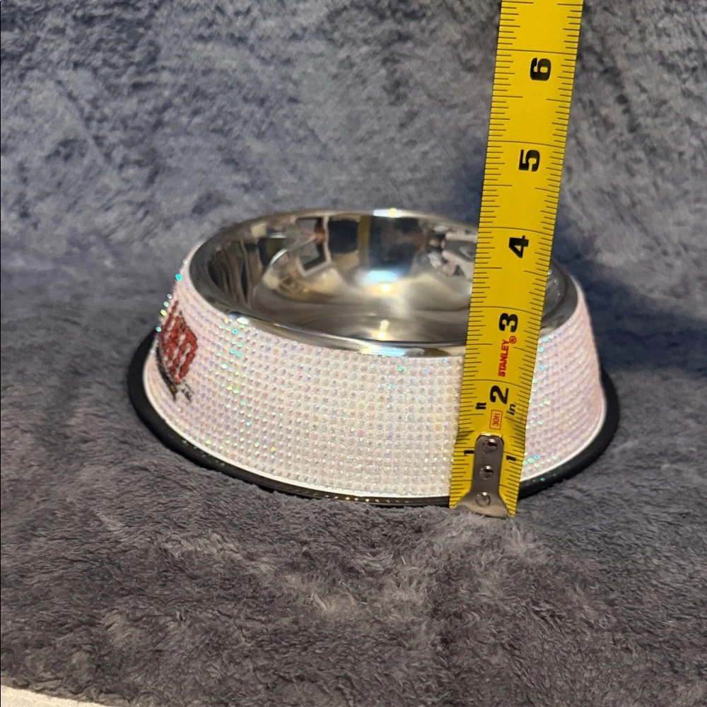University of Maryland bling dog or cat bowl New